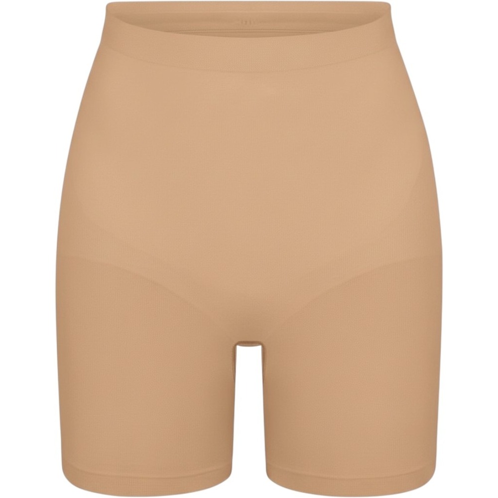 Skims Sheer Seamless Mid Thigh Short Clay SH-SHO-2152 XL